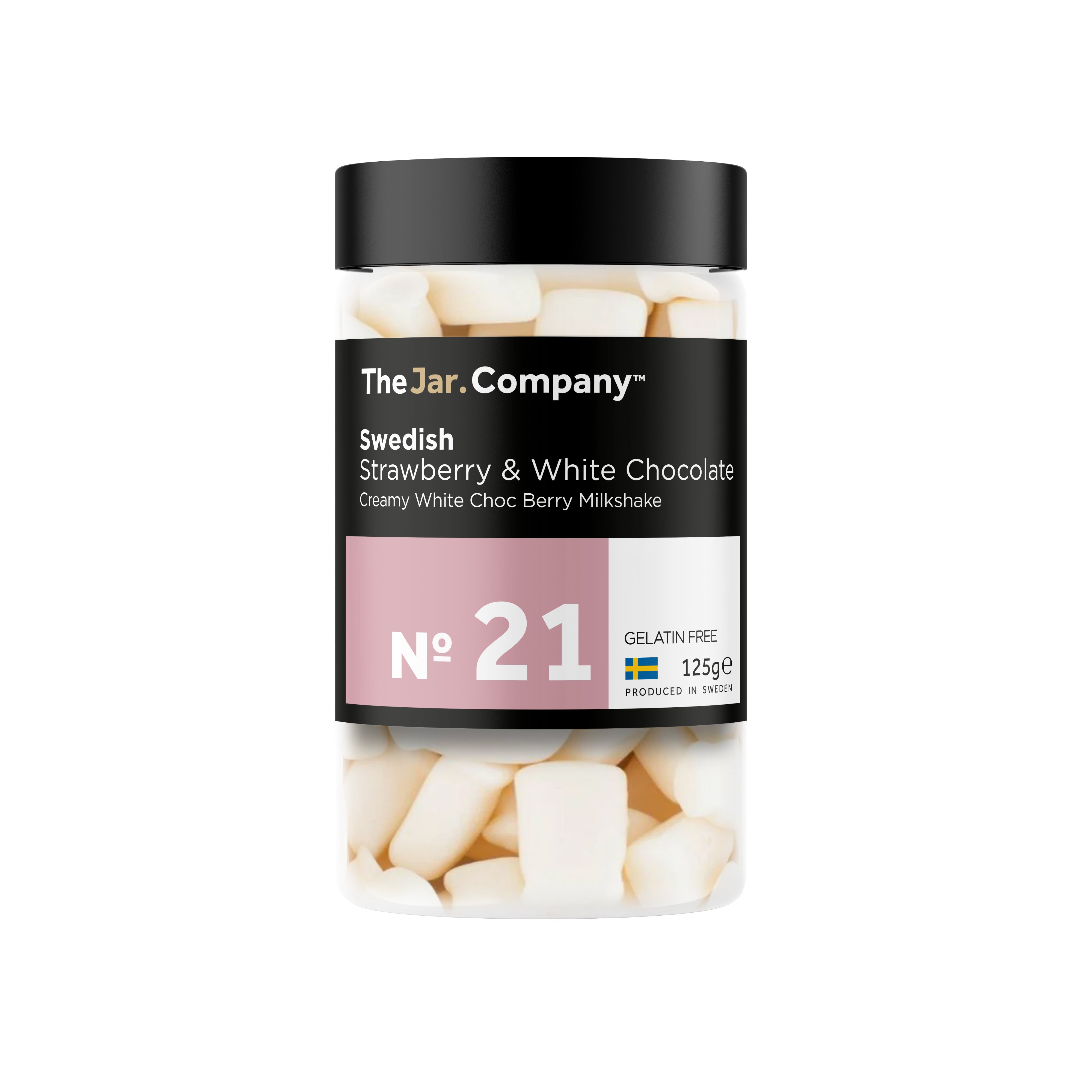 TheJar.Company | Swedish Candy - №21 - Strawberry & White Chocolate