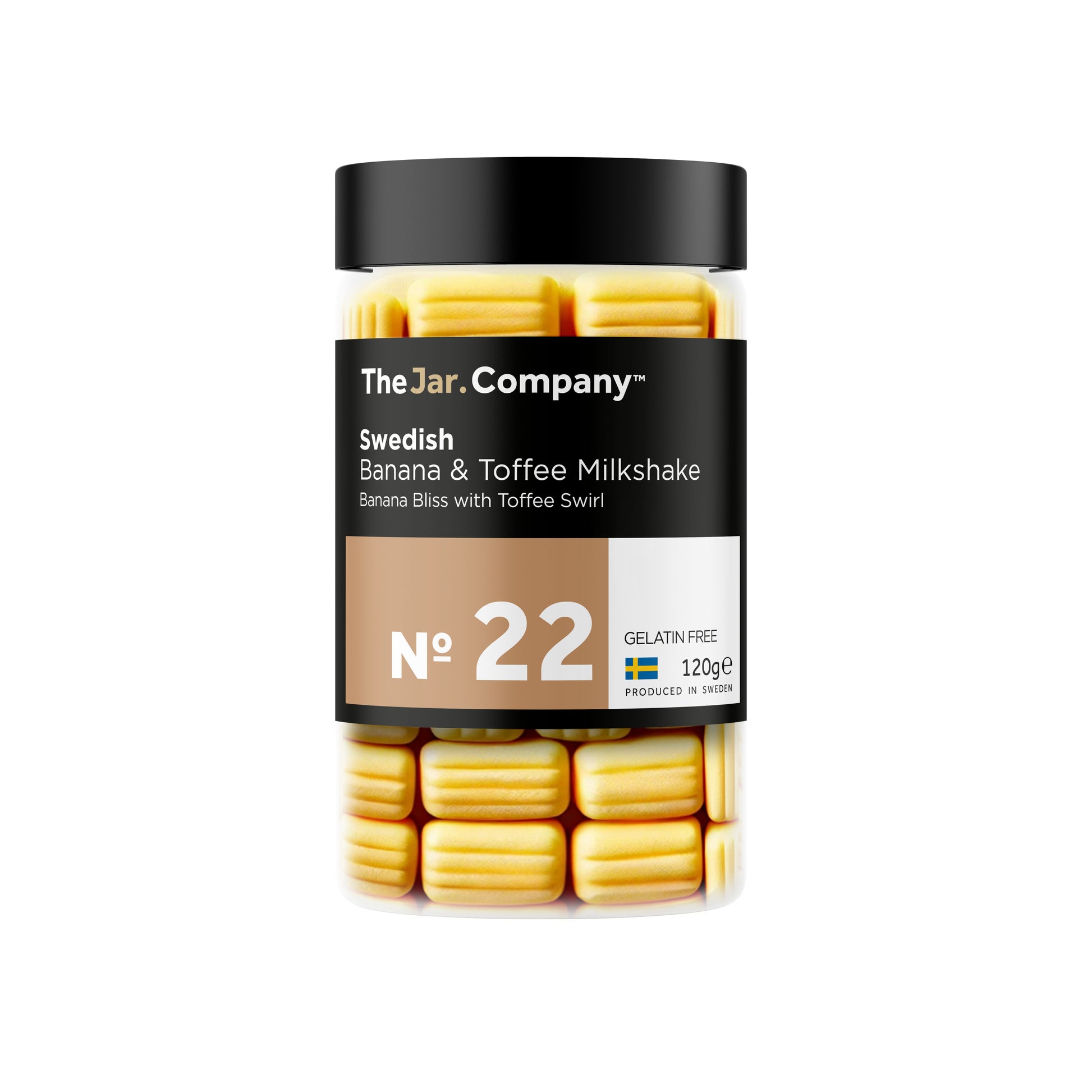 TheJar.Company | Swedish Candy - №22 - Banana & Toffee Milkshake