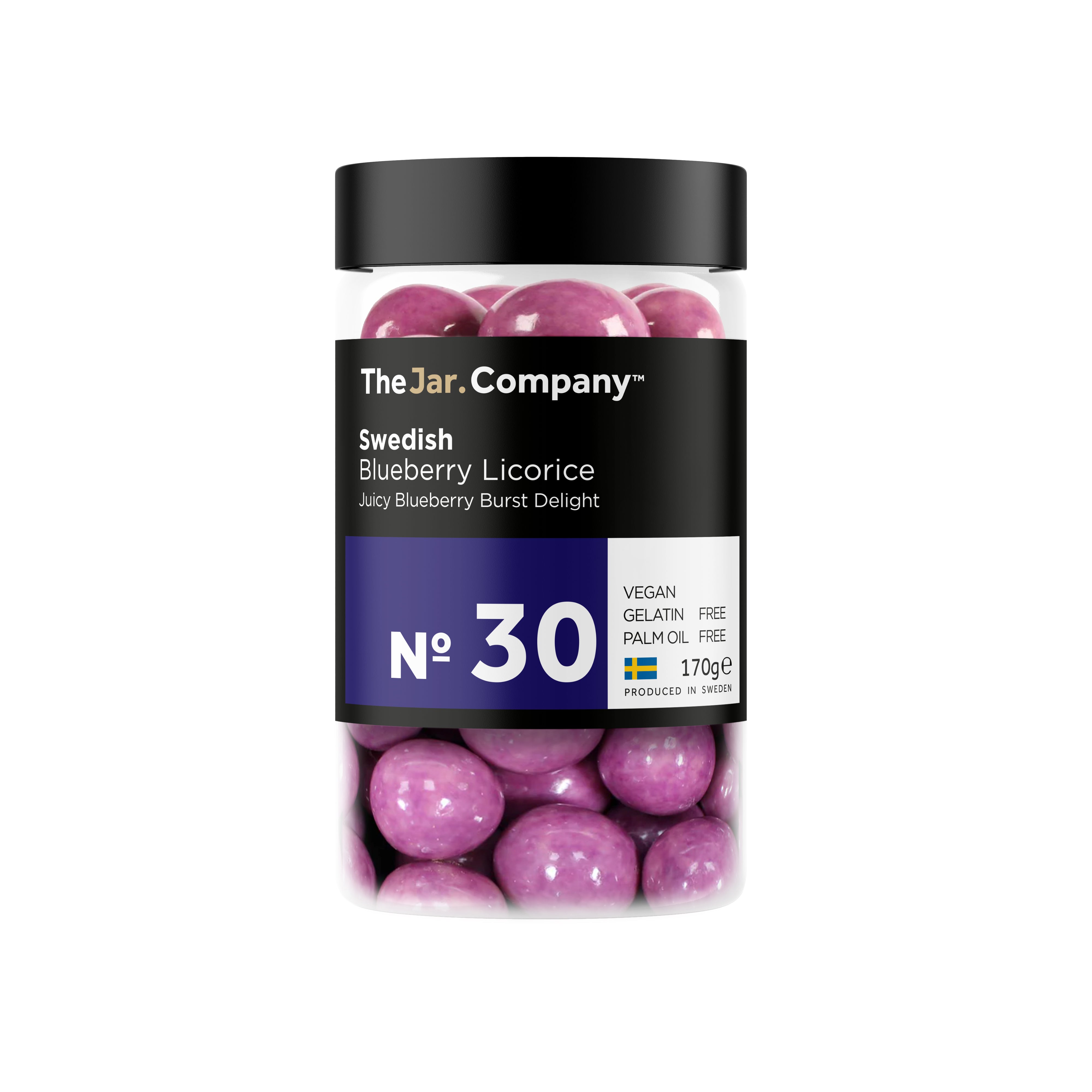 TheJar.Company | Swedish Candy - №30 - Blueberry Licorice