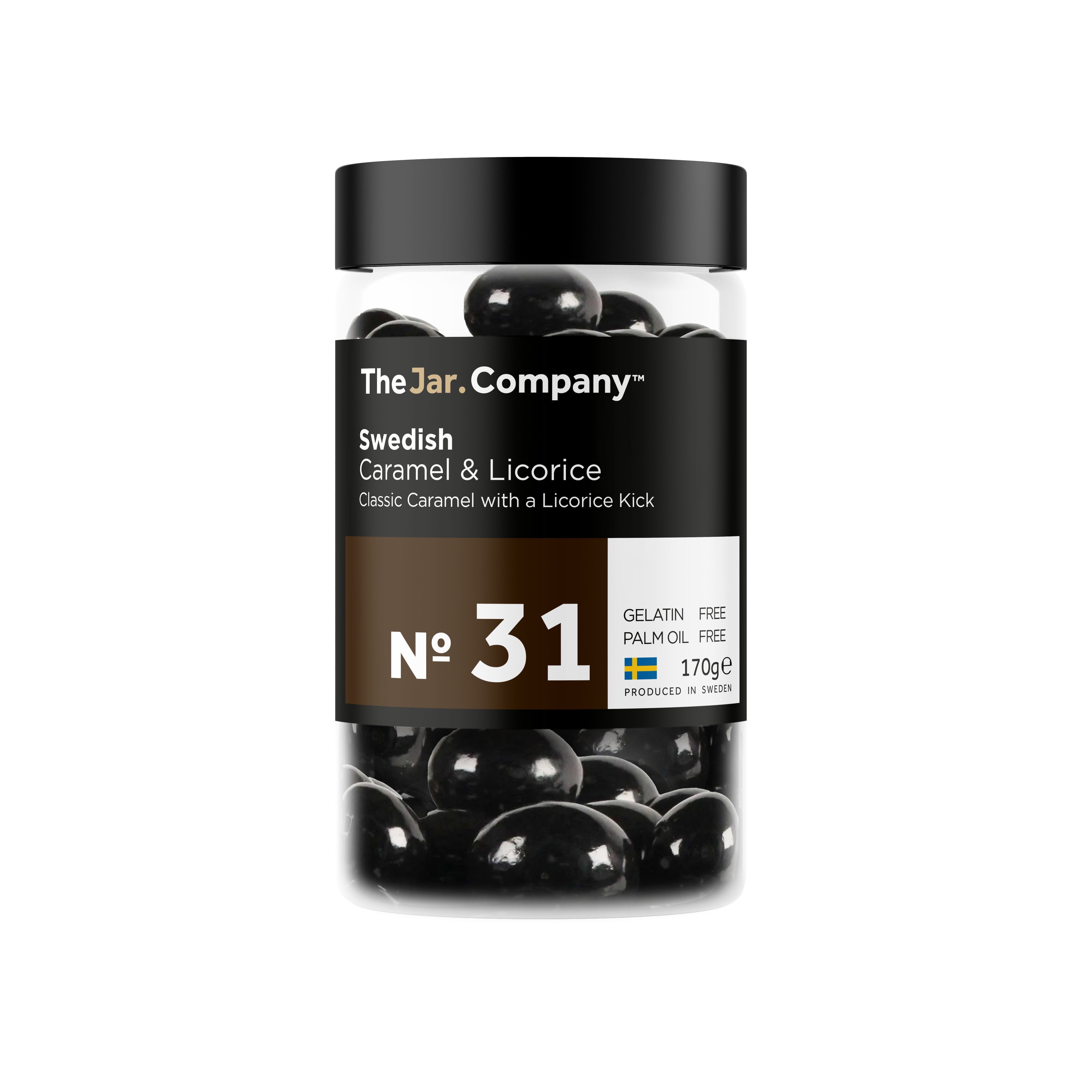 TheJar.Company | Swedish Candy - №31 - Caramel & Licorice