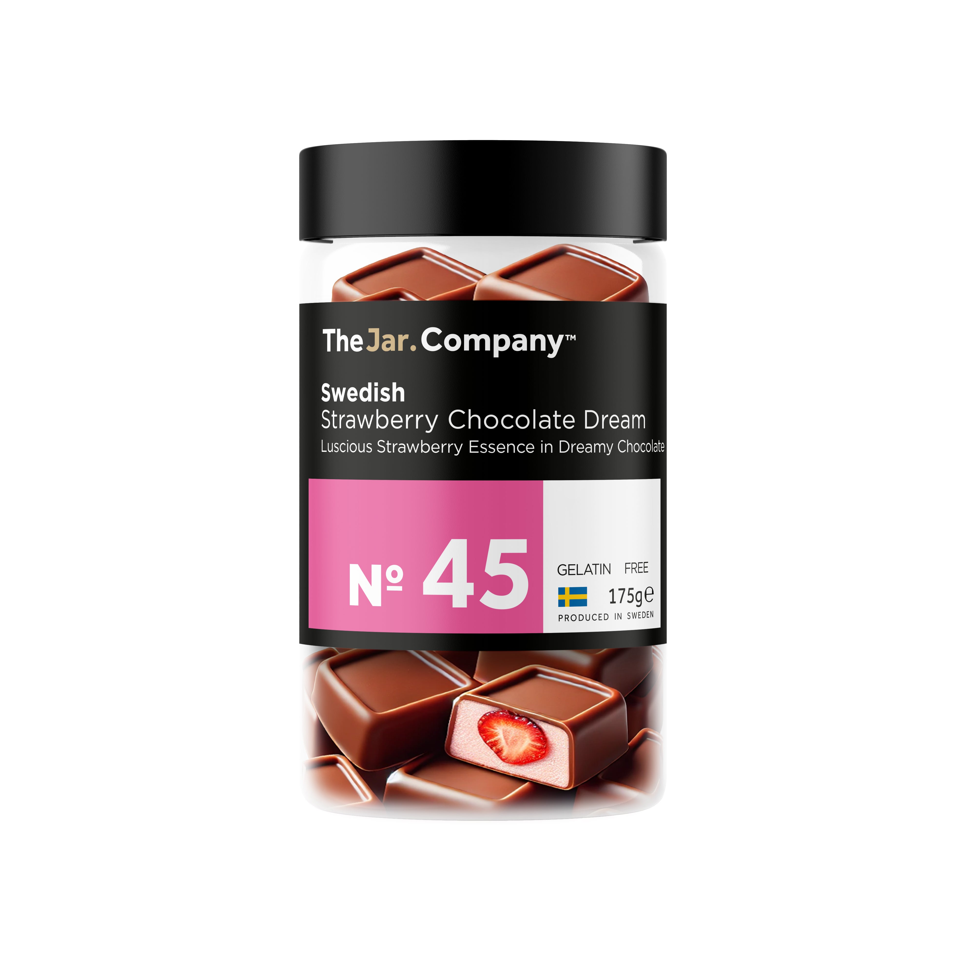 TheJar.Company | Swedish Candy - №45 - Strawberry Chocolate Dream