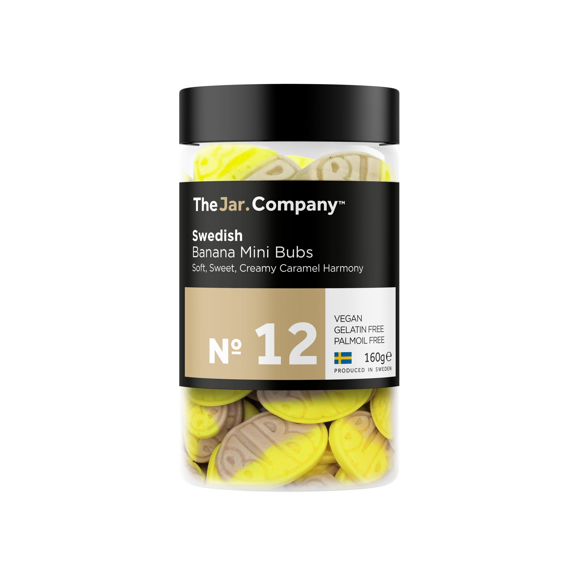 TheJar.Company | Swedish Candy - №12 - Banana Mini Bubs