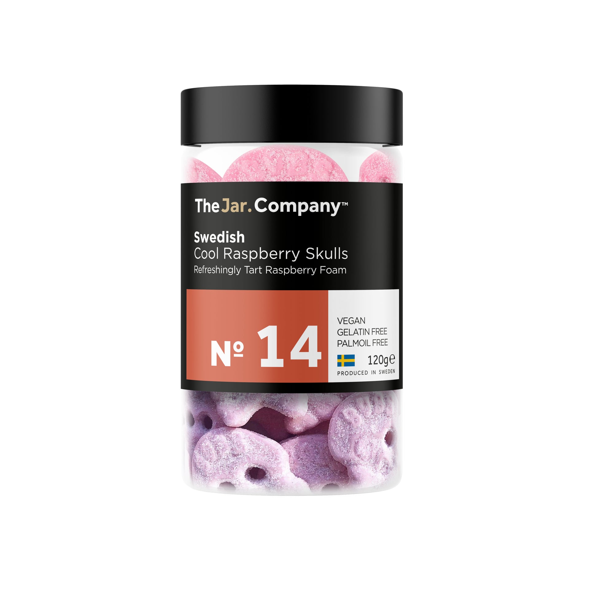 TheJar.Company | Swedish Candy - №14 - Cool Raspberry Skulls