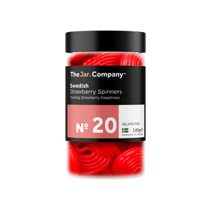 TheJar.Company | Swedish Candy - №20 - Strawberry Spinners