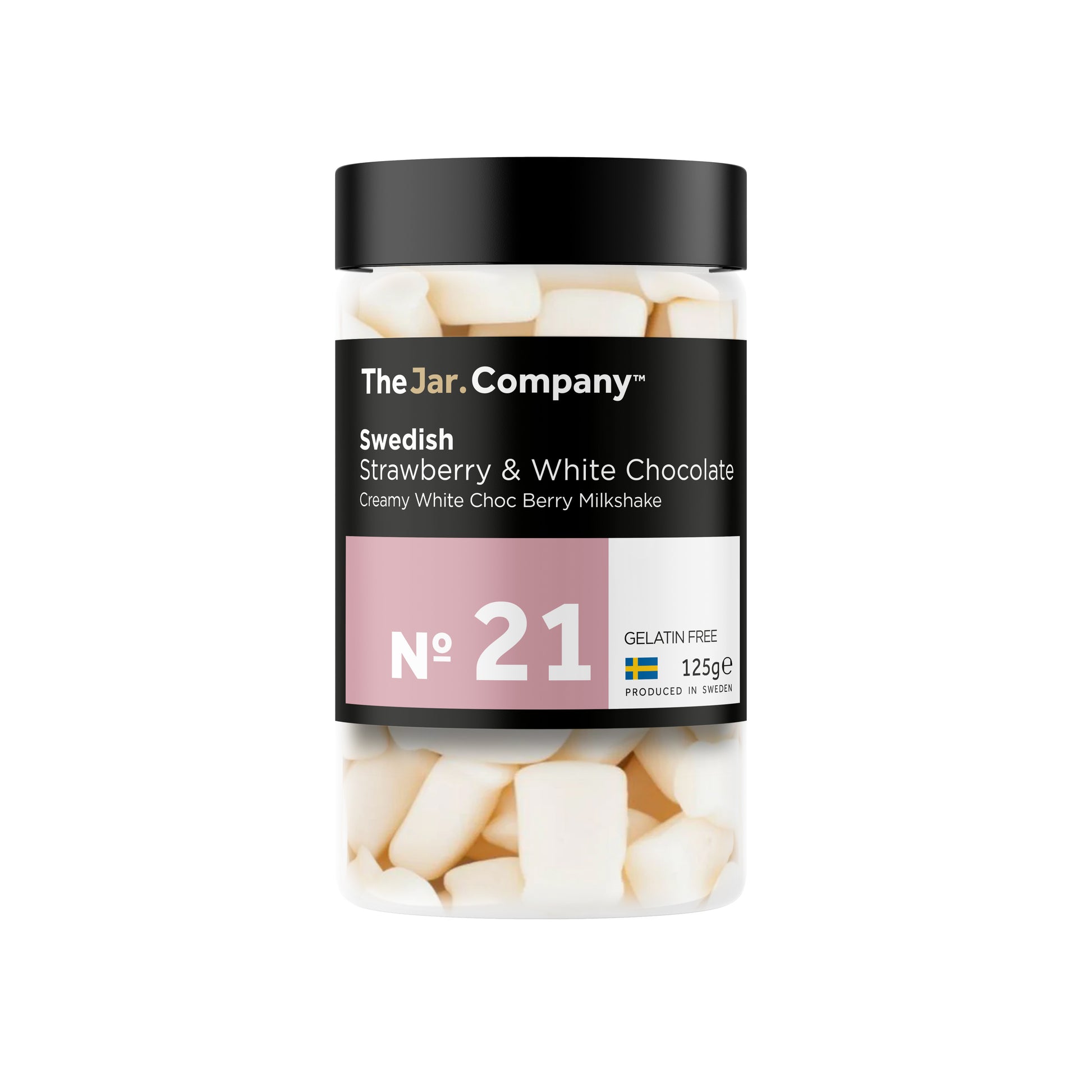 TheJar.Company | Swedish Candy - №21 - Strawberry & White Chocolate