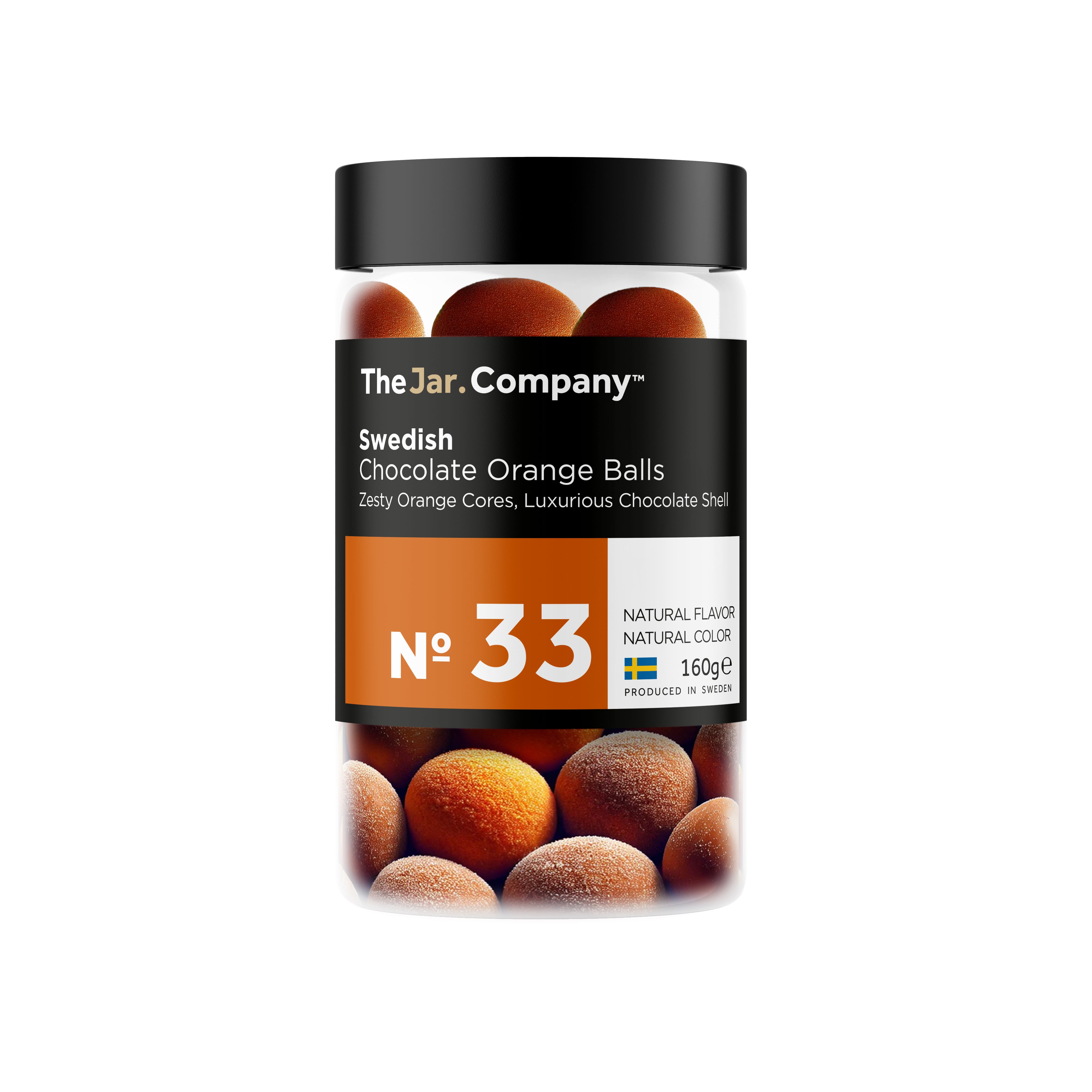 TheJar.Company - Swedish Candy - №33 - Chocolate Orange Balls