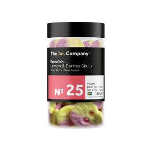 TheJar.Company | Swedish Candy - №25 - Lemon & Berries Skulls
